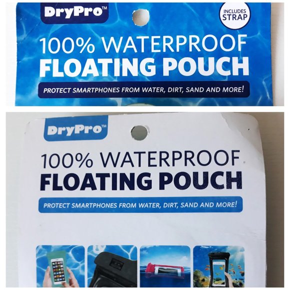 Drypro 100% Waterproof Floating Phone Pouch Includes Strap Protects Smartphones - Picture 7 of 8